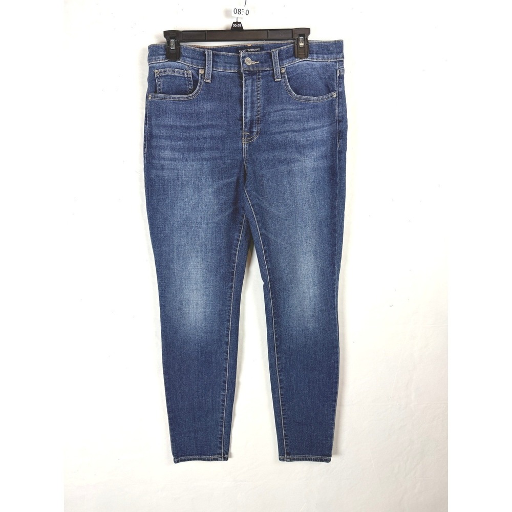 2/$30 Lucky Brand Blue Regular Fit Skinny Ava Jeans 10/30